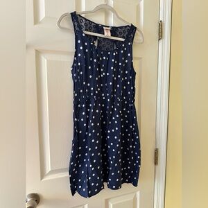 Mossimo Supply Co. Navy Polka Dot Dress